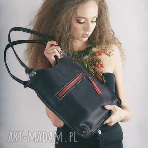 handmade upominek świąteczny torebka w kolorze czarny mat torba mała ladybuq