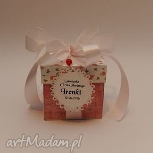 handmade scrapbooking kartki kartka pudełko box chrzest lub urodziny