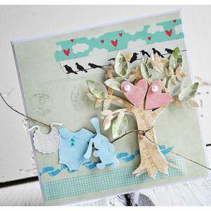 ręczne wykonanie scrapbooking kartki kartka urodzinowa