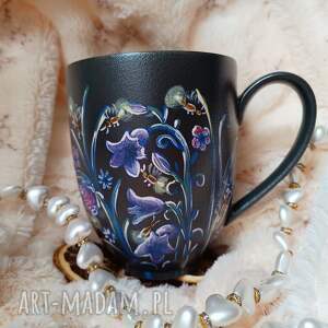 noc świętojańska kubek wewnętrznego światła świetliki rękodzieło, malowana