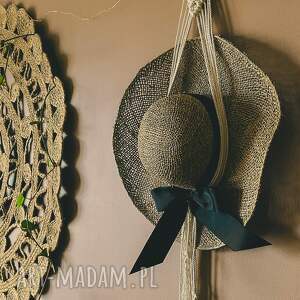 handmade wieszaki wieszak na kapelusz uchwyt pojedyńczy hak makrama
