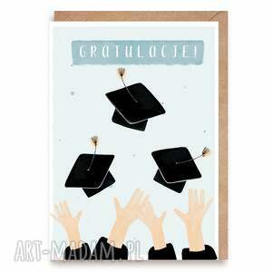 kartki kartka na zakończenie studiów graduacja a6