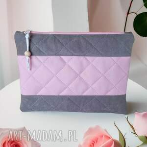 pracownia 25 kosmetyczka organizer z serii laura pink gray kw09