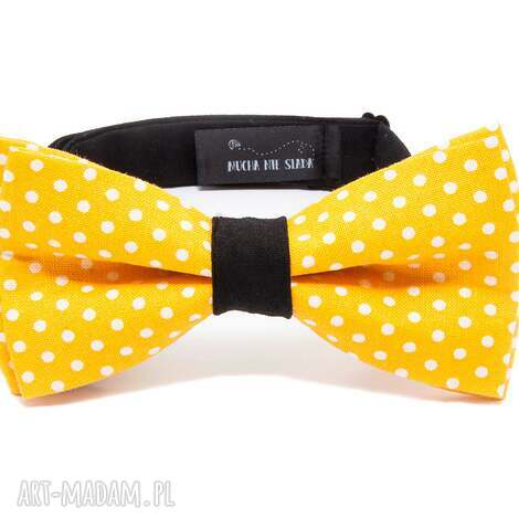 zestaw mucha yellow tata i syn, muszka prezent, on mężczyzna
