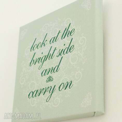 carry on canvas, typography, typografia, dom zielony