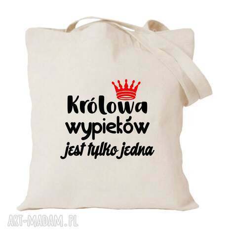 Torba bawełniana z nadrukiem dla kucharki i kucharza - prezent najlepsza kucharka