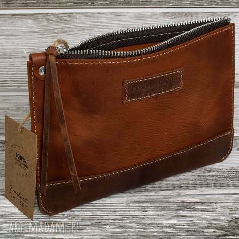 kosmetyczka skórzana damska organizer handmade, personalizacja, piórnik
