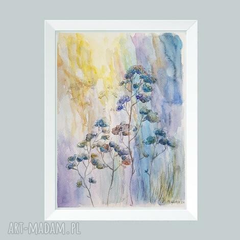 Trawy - akwarela 18/24 cm na papierze 300 g/m2, ręcznie malowana