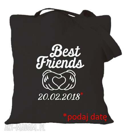 Torba bawełniana z nadrukiem dla przyjaciółki - prezent BFF na urodziny