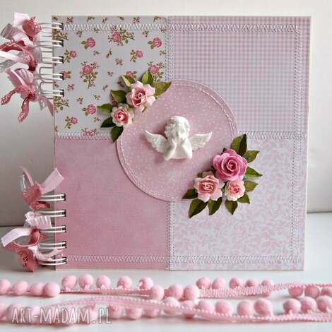 Album A4 - zamówienie specjalne scrapbooking. Pamiątka na chrzest i wyjątkowy prezent
