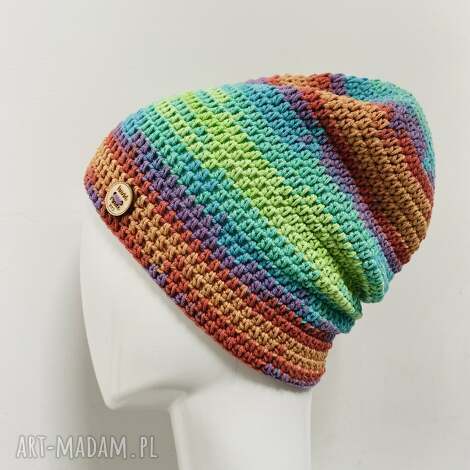 splotomaniaa, czapka przejściowa cienka all season smerf kolorowa (czapka all season, kolorowa)