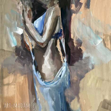 Lady - kobiecy obraz 100x70 do sypialni
