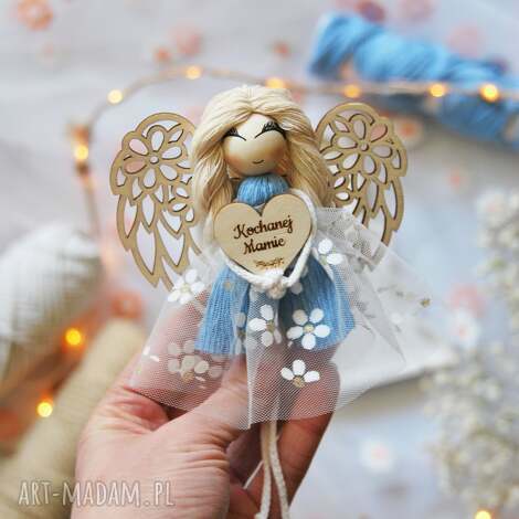 Mały anioł stróż dla mamy - prezent na Dzień Matki (ok. 16 cm)