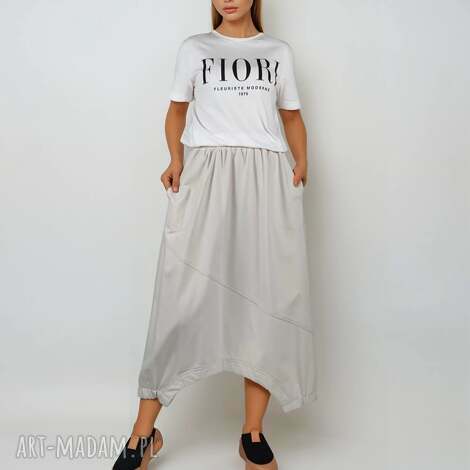 spódnica bombka na gumie z kieszeniami