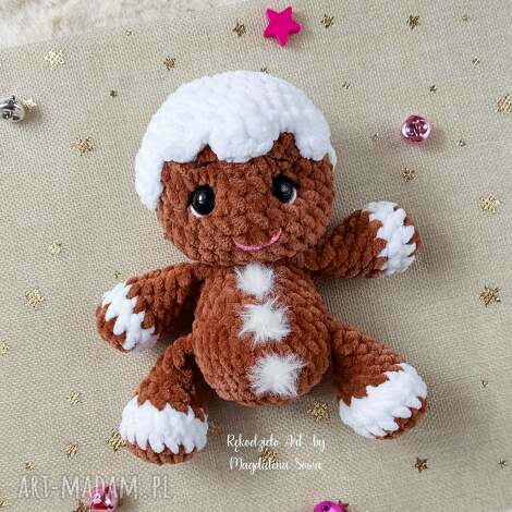 Pierniczek Ciastek na szydełku - maskotka handmade