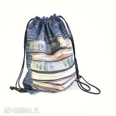 Worek książki Rzekotka - workoplecak wodoodporny handmade dla przedszkola i szkoły | art-Madam.pl