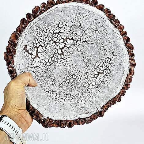 misa ceramiczna z kolekcji moeskiej (miska, patera rzeźba)