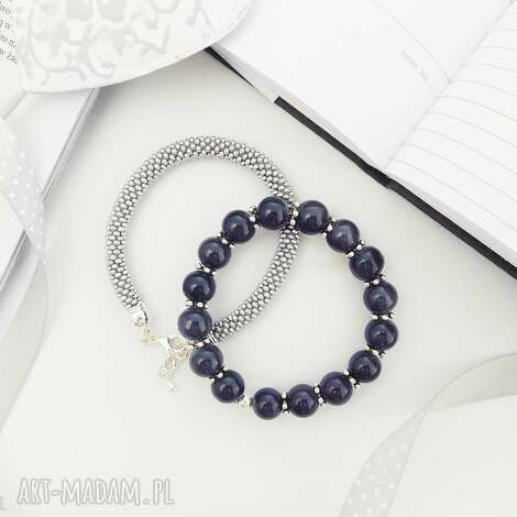 Stockholm - zestaw bransoletek z koralików szklanych TOHO (Bead Crochet)