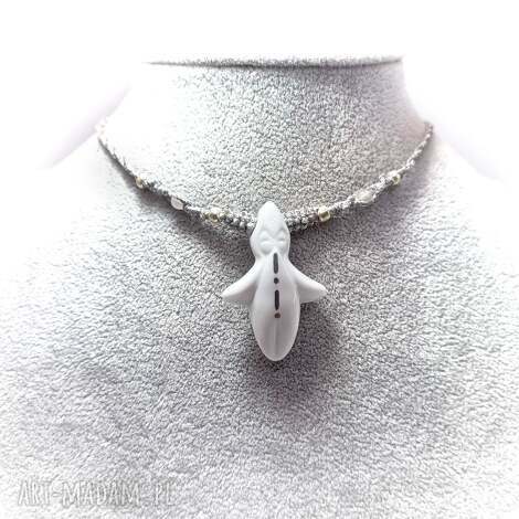 srebrne ziółko, słowiański duszek opiekuńczy, ceramika porcelana