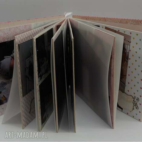 Dodatkowa karta do albumu - personalizowany scrapbooking na podarunek dla kobiety