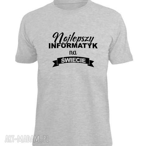 Koszulka z nadrukiem dla informatyka - prezent dla programisty