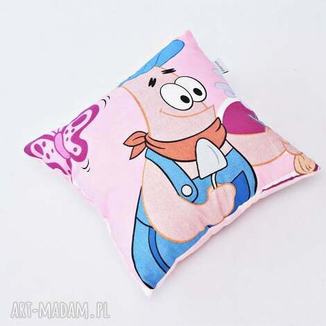 poduszka sponge bob, poduszka z bajki, dziecięca, patric