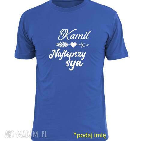 Koszulka z nadrukiem dla syna - najlepszy syn na urodziny od rodziców