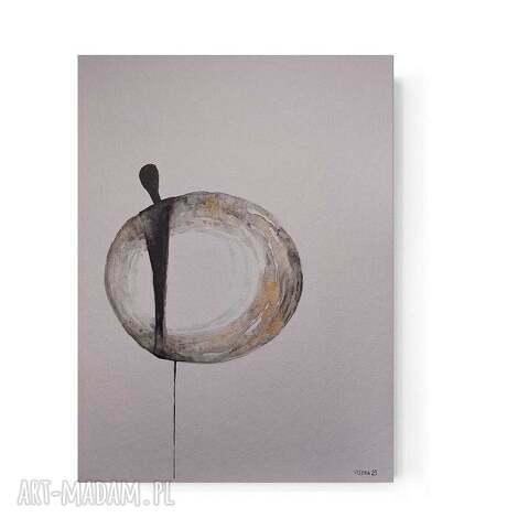 Akwarela „Postać” 32x24 cm - sygnowana, farby Rembrandt