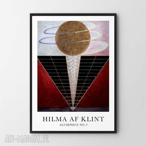 plakat hilma af klint altarpiece - format 30x40 cm sztuka, plakaty sztuka