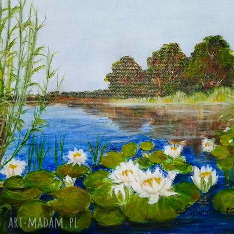Wyprzedaż dyptyku „Błękitne Przebudzenie” 2x 24x30 cm - ręcznie malowany akryl