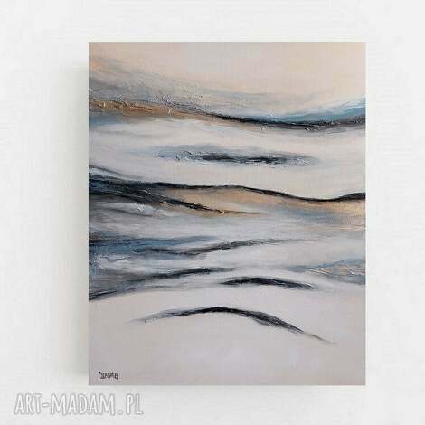 abstrakcja - obraz akrylowy formatu 60 50 cm, akryl