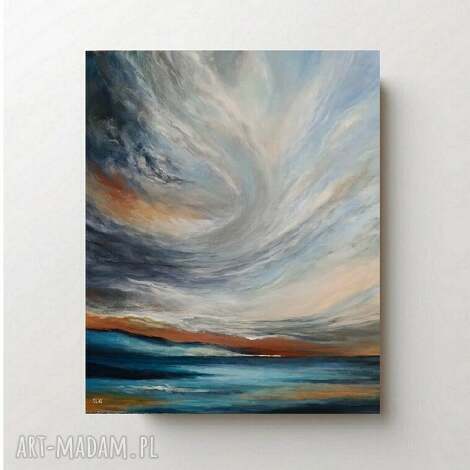 pejzaż - obraz formatu 60 50 cm - płótno akryl, pejzaż