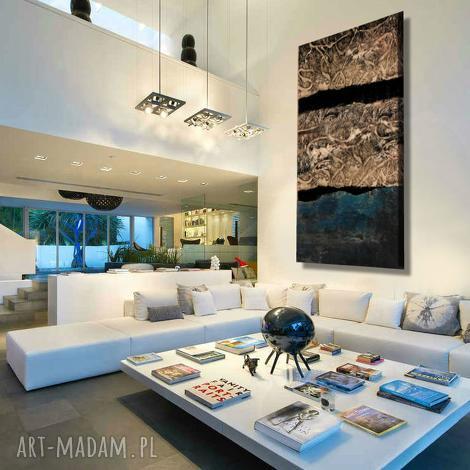 abstrakcyjny obraz do salonu w stylu modern glam, obrazy nowoczesne