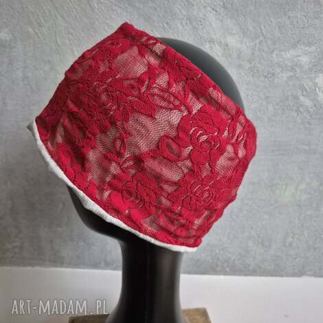 opaska koronkowa świetna na codzienne noszenie lekko rozciągliwa, miękka