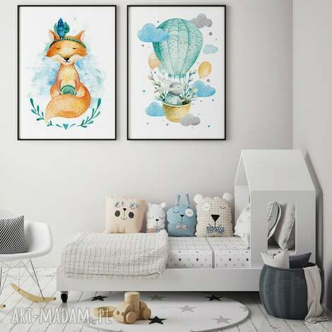 Zestaw Kids #5 B2 50x70 cm - plakat do pokoju dziecka Hogstudio