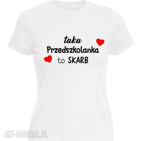 Koszulka z nadrukiem dla przedszkolanki - prezent na Dzień Edukacji