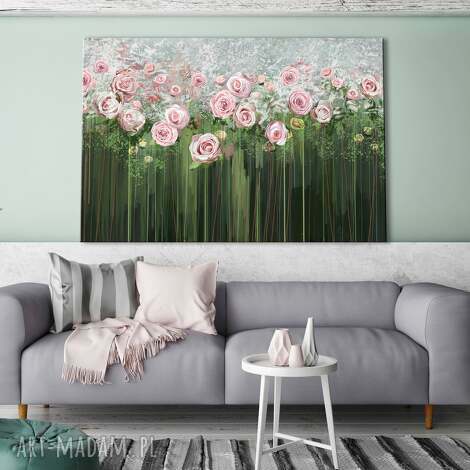 Obraz z różami na płótnie 120x80 cm NOWdeco - gotowy do zawieszenia