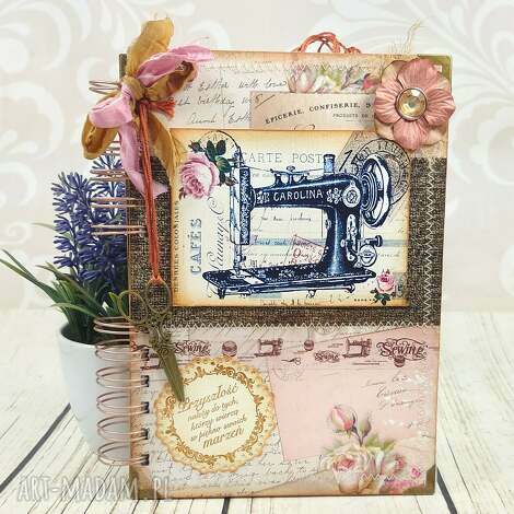 notes krawiecki - wstępna rezerwacja 2, notatnik na prezent, dla krawcowej