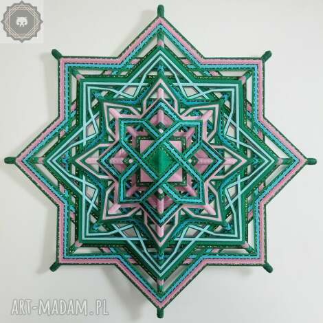 Mandala Żywioły - Drzewa i Wody 50x50 Ojo de Dios 3D