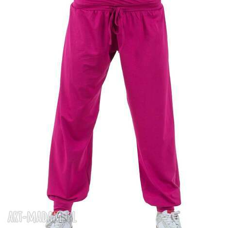 Spodnie alladynki haremki casual oversize - Ella Dora z wiskozy