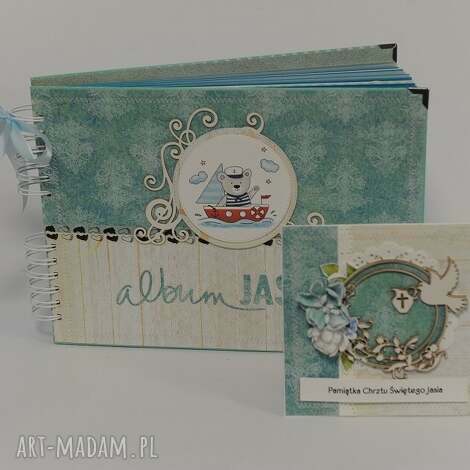 Album na chrzest A4 3D handmade - personalizowana pamiątka