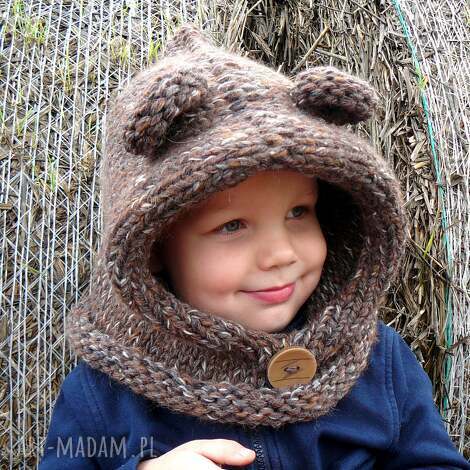 niedźwiedź brunatny komin dziecko, prezent, zima, jesień