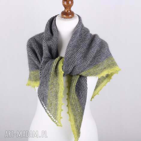 święta, chustki i apaszki szara chusta, chusta dla kobiety prezent niej