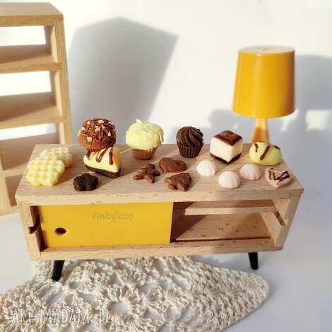 zestaw jedzenia dla laleczek, jedzenie, masa, domek baneczka, clay