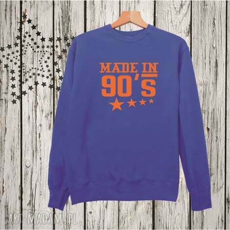 Bluza z nadrukiem dla chłopaka - prezent dla niego, S-XXL (handmade)