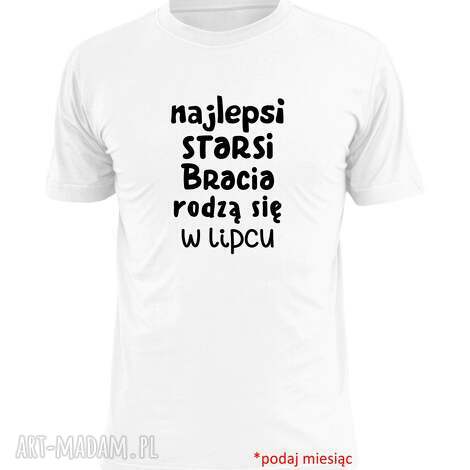 Koszulka z nadrukiem dla brata - prezent na urodziny