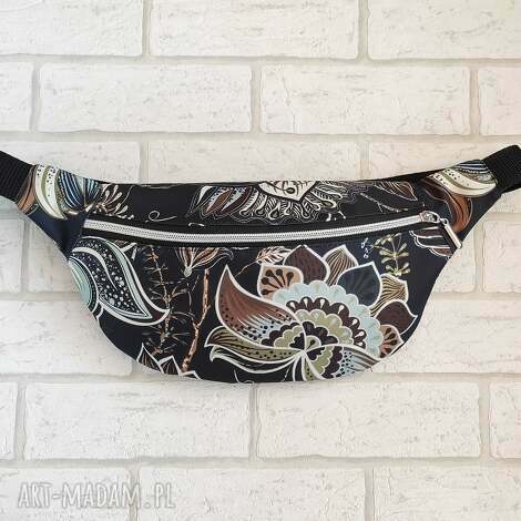 nerka kwiaty retro 2 biodrówka saszetka