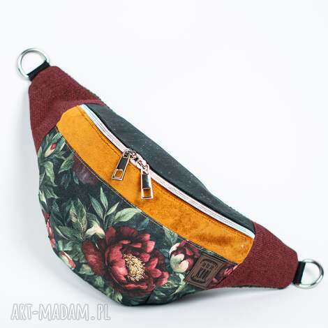 Elegancka nerka damska w kwiaty róży vintage BARWNA CISZA - handmade na jesień