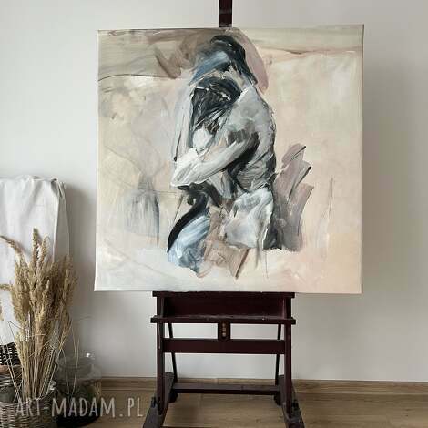 trochę czekałam - kobieta duży obraz, mężczyzna kobieta obraz