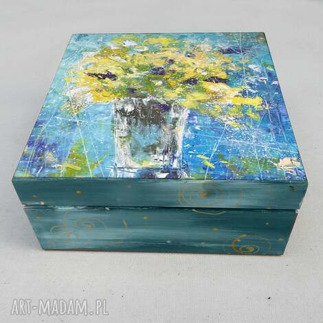 pudełka wiosenne powietrze szkatułka, dom, 4mara, kwiaty, prezent